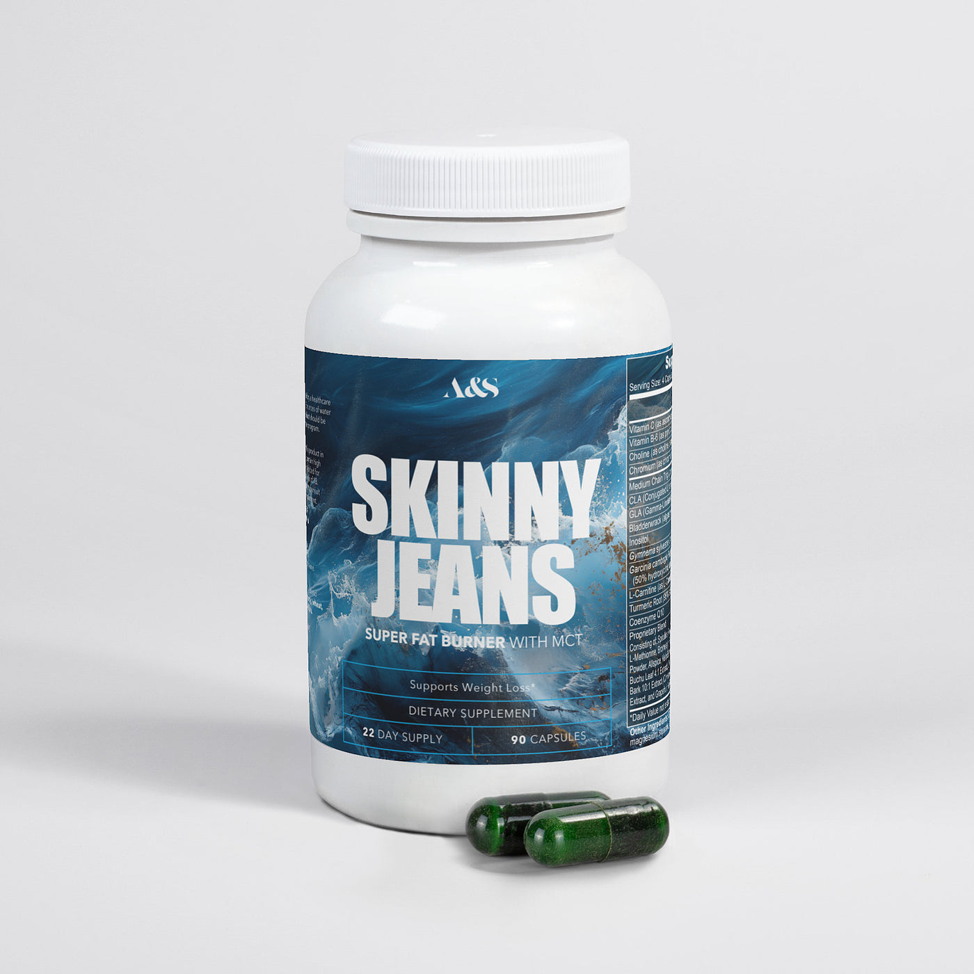 A&S Skinny Jeans - Super Fat Burner with MCT