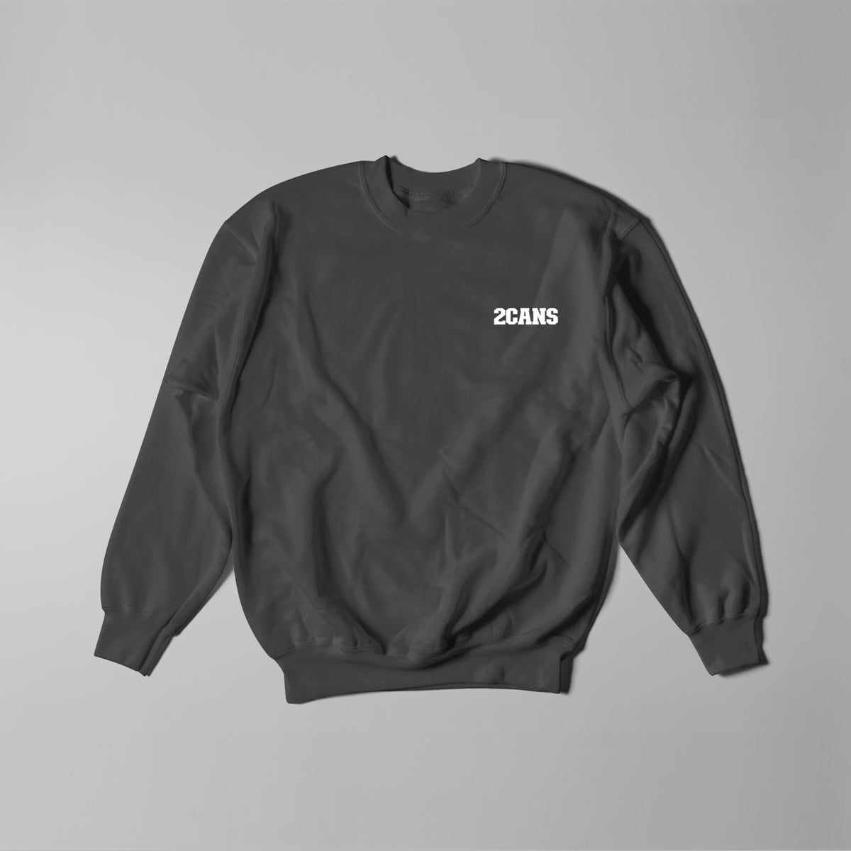 Timmy2Cans Embroidered Pigment Dyed Crew Neck