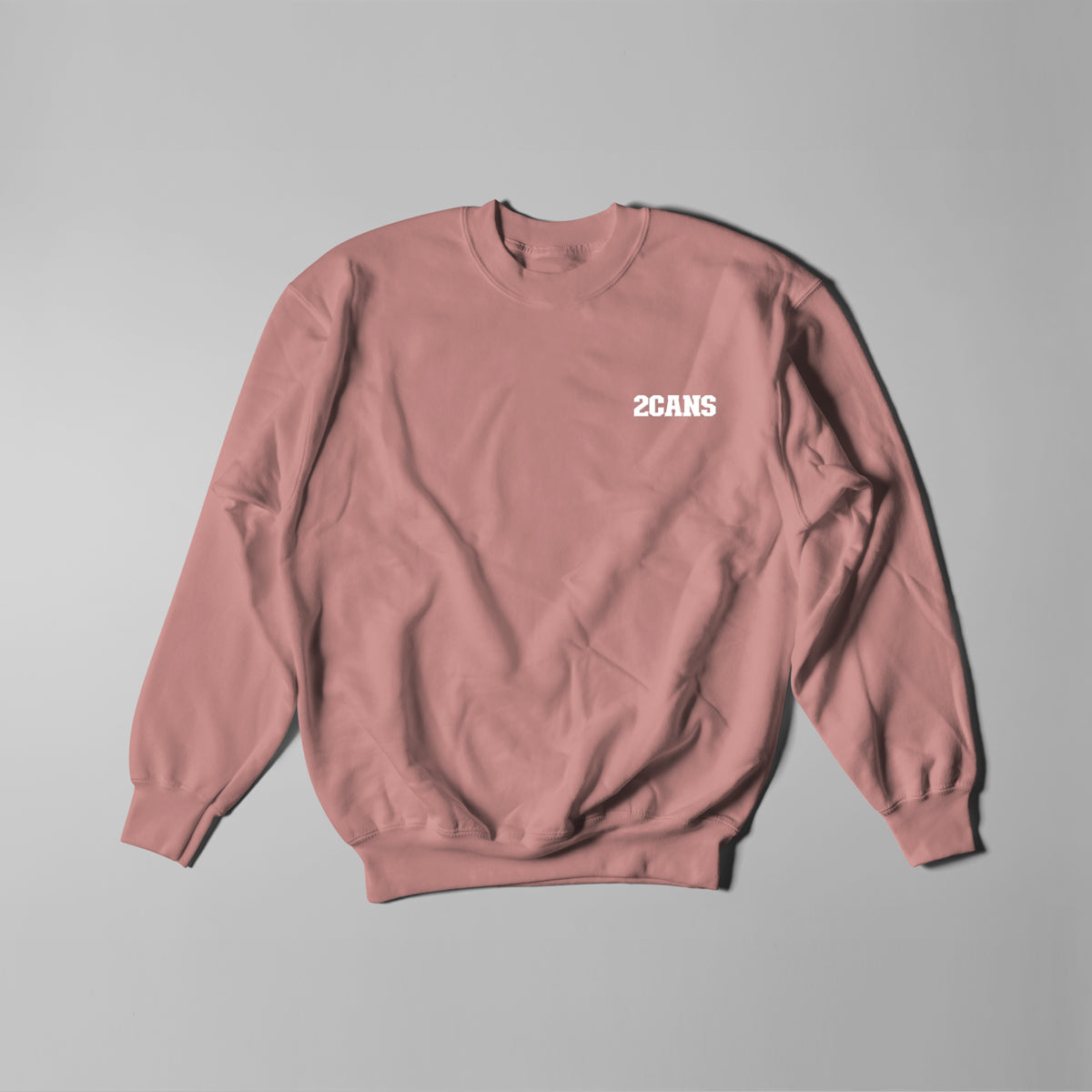 Timmy2Cans Embroidered Pigment Dyed Crew Neck