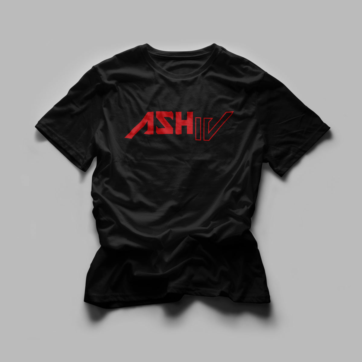 AshIV_ - Black Logo Tee