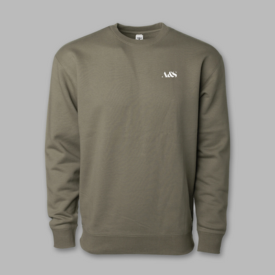 A&S Embroidered Heavyweight Crewneck Sweatshirt