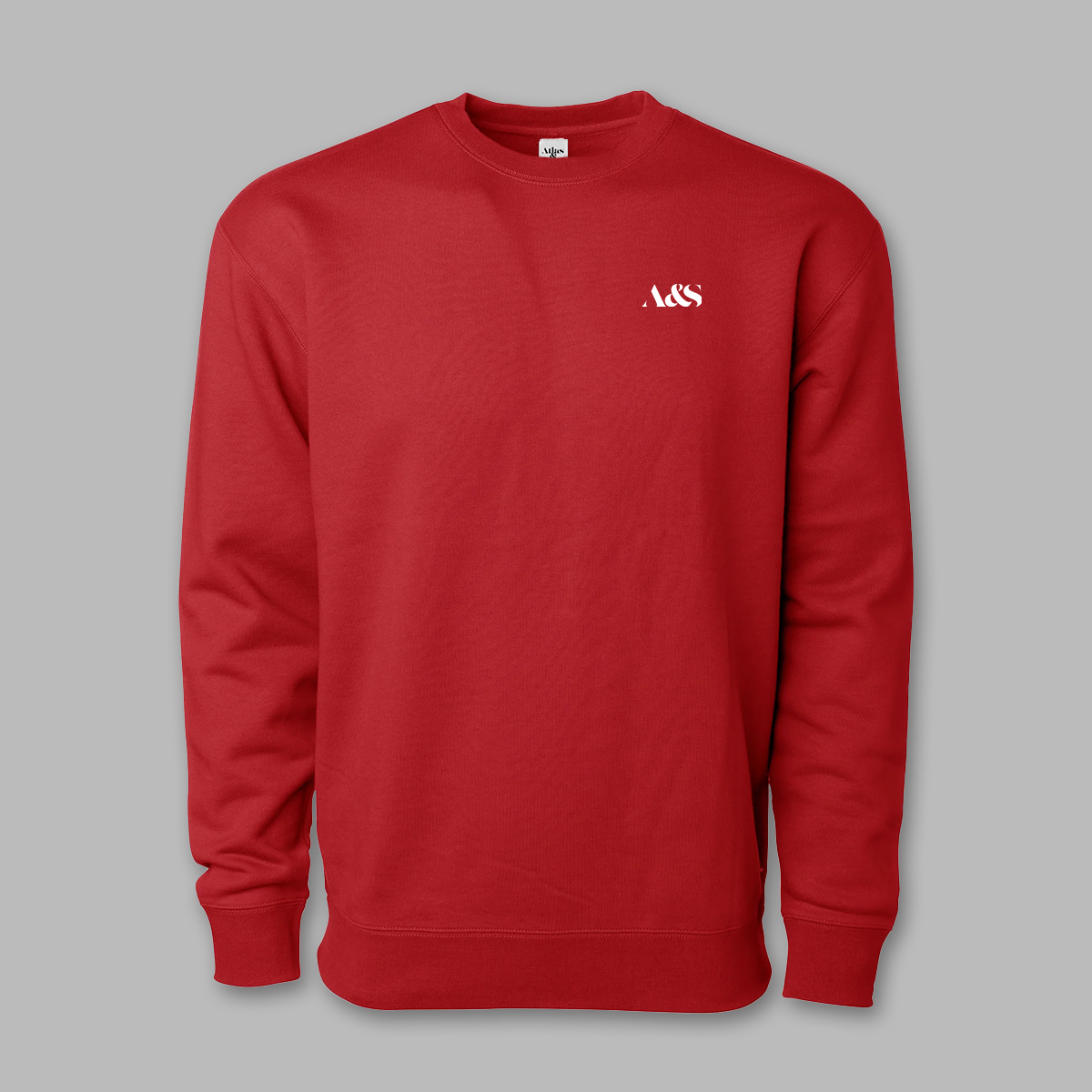 A&S Embroidered Heavyweight Crewneck Sweatshirt