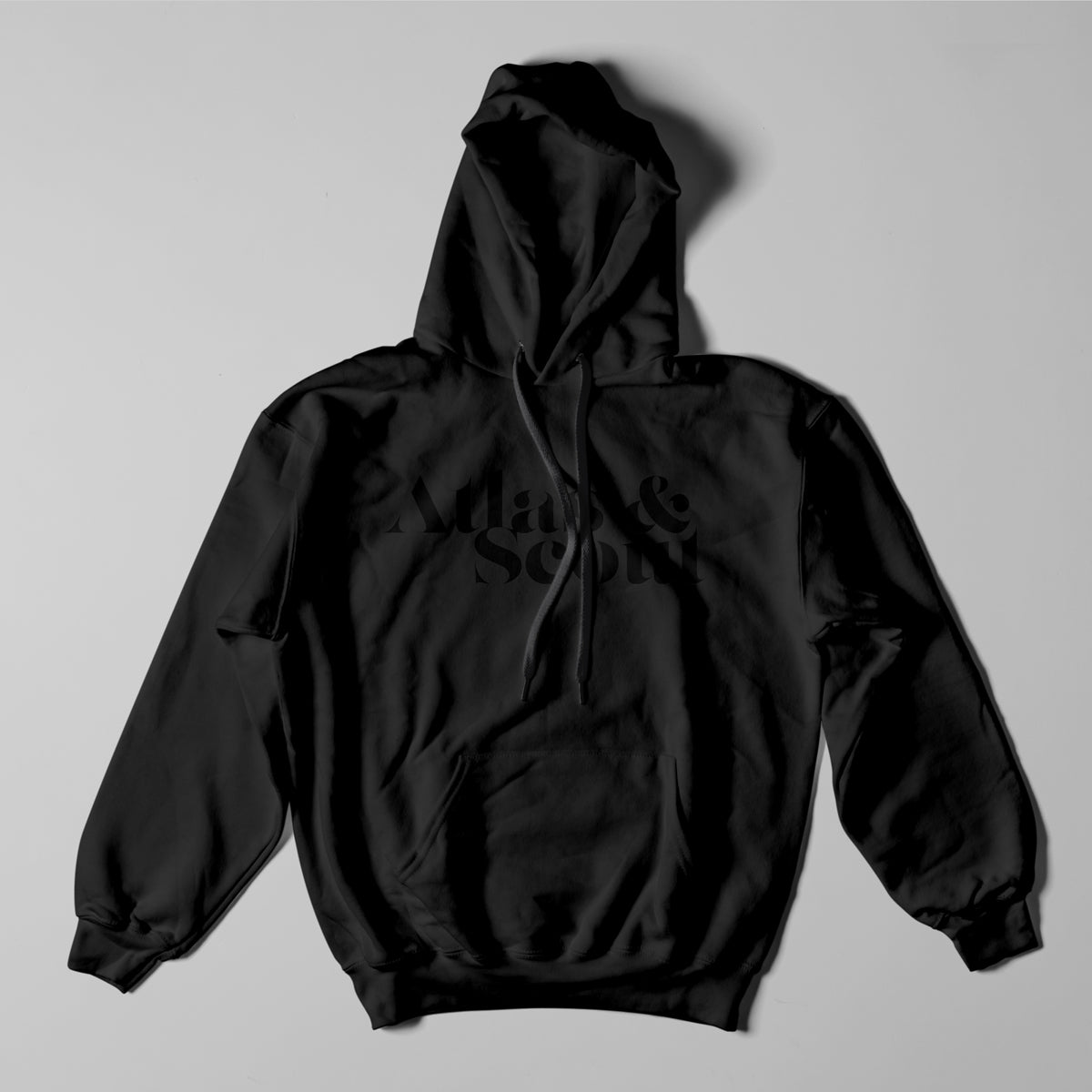 Atlas & Scout Embroidered Blackout Heavy Hoodie
