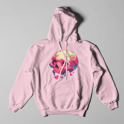 Atlas & Scout - Skull & Hearts Heavyweight Pullover Hoodie