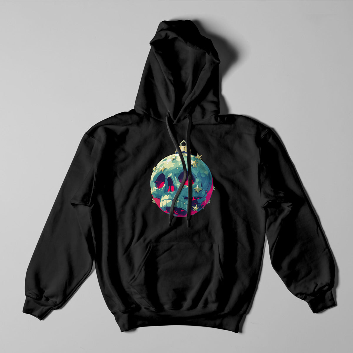 Atlas & Scout - Skull & Stars Heavyweight Pullover Hoodie