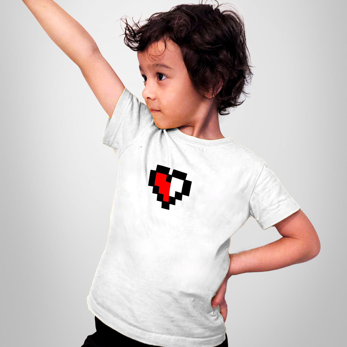 A&S - Embroidered Heart Youth Jersey Tee