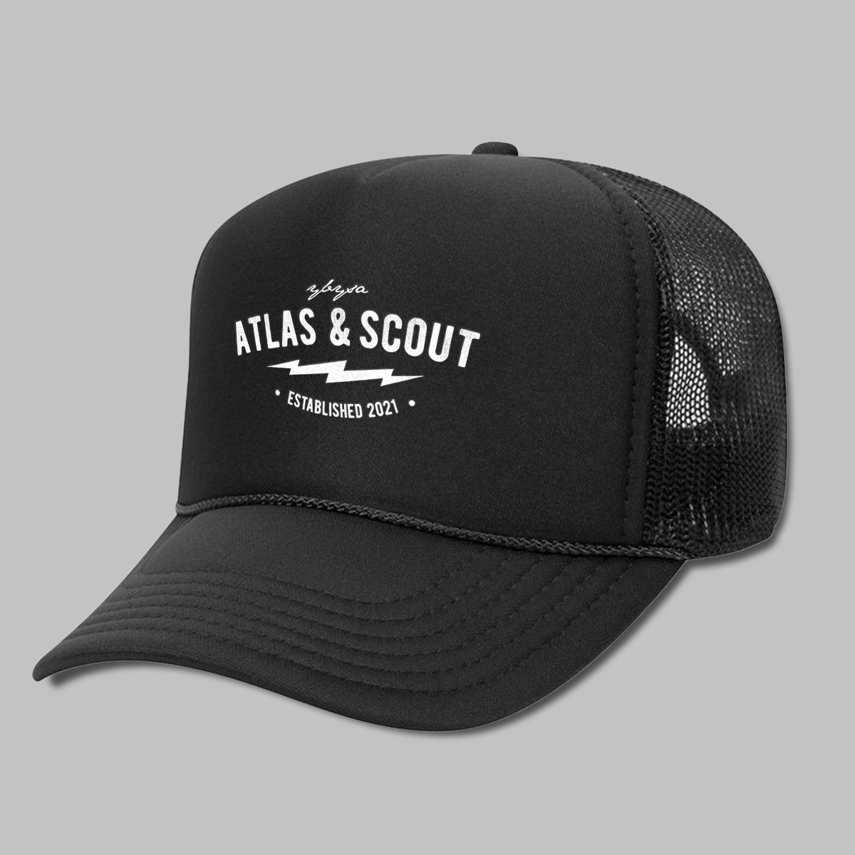 Atlas & Scout Electric 5-Panel Mesh Trucker