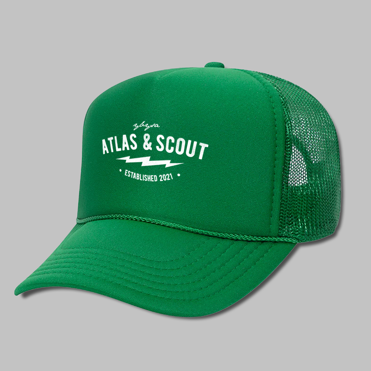 Atlas & Scout Electric 5-Panel Mesh Trucker