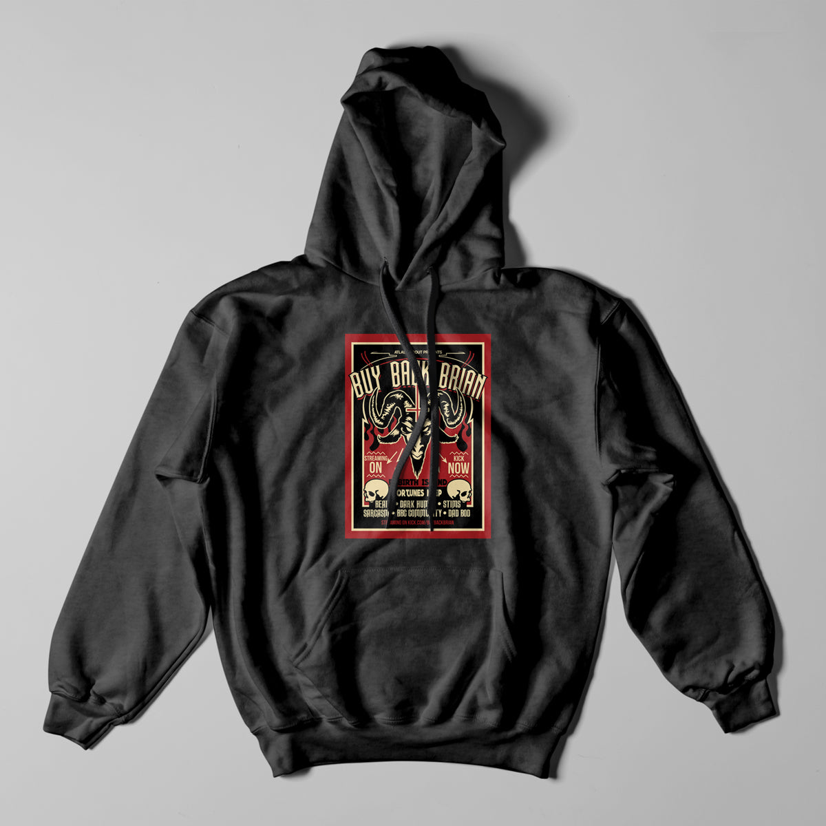 BBB - Goat show poster heavyweight pullover hoodie
