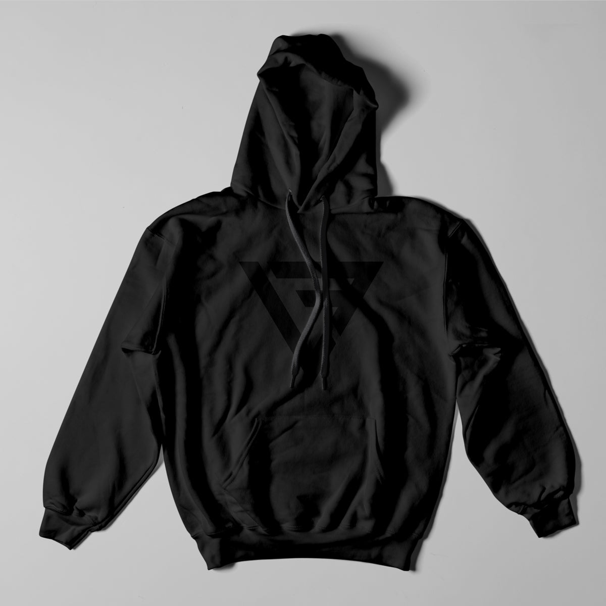 LinezFadeD - Blackout heavyweight pullover hoodie