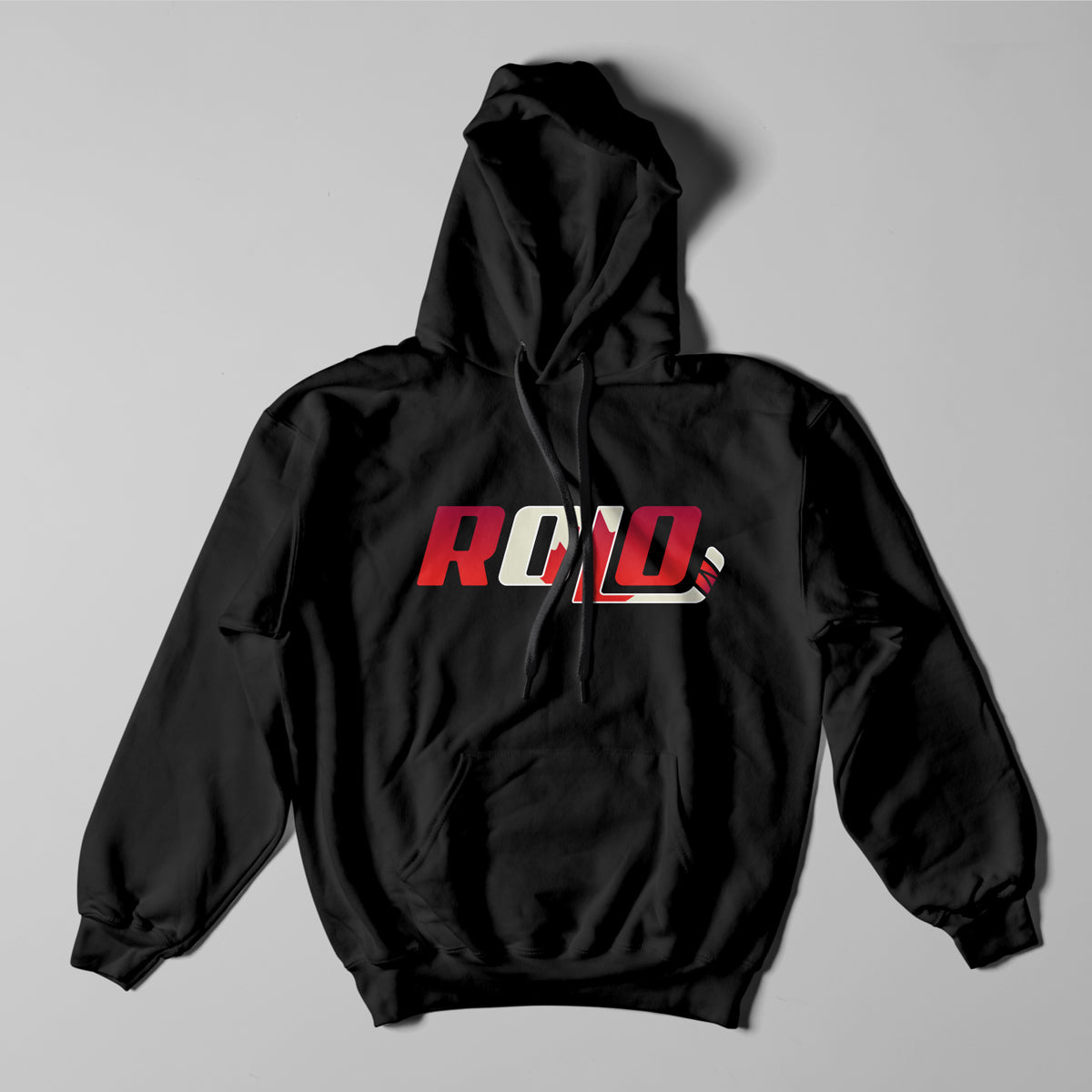 Rolo - Heavyweight Pullover Hoodie Black_V2