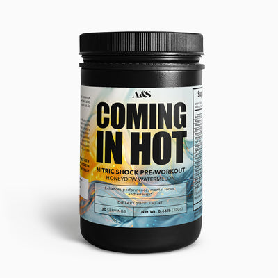 A&S Coming In Hot - Pre-Workout Nitric Shock (Honeydew Watermelon)
