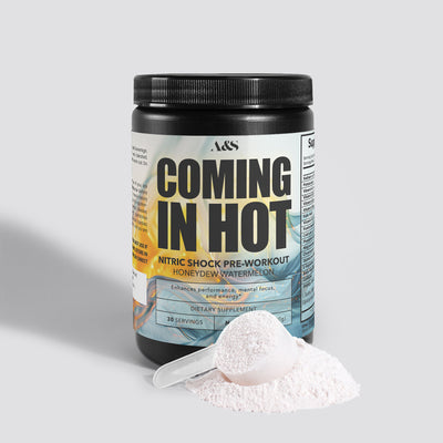 A&S Coming In Hot - Pre-Workout Nitric Shock (Honeydew Watermelon)