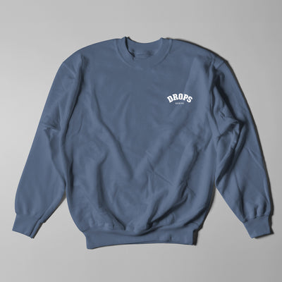 DannyDrops Embroidered Pigment Dyed Crew Neck